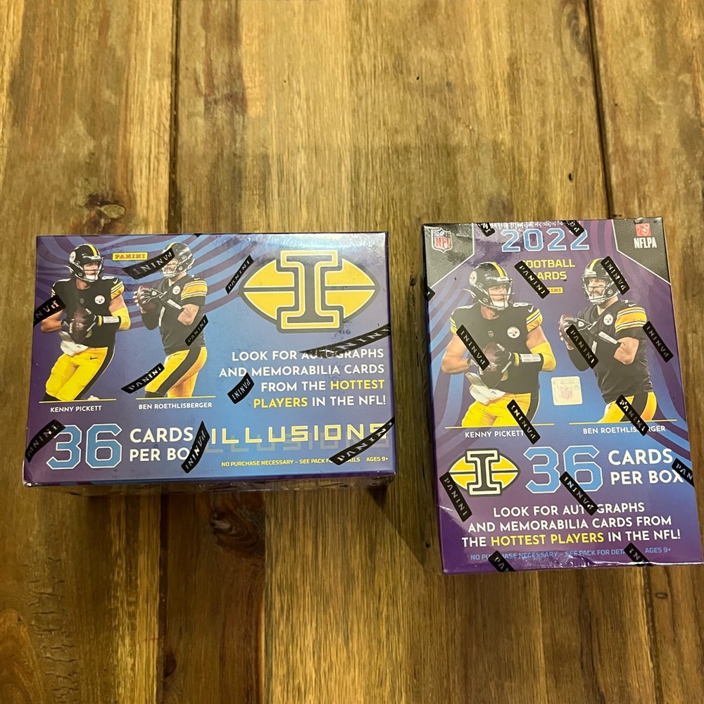2022 Panini Illusions NFL Football Blaster Box (2 Boxes) Brand New Sealed!